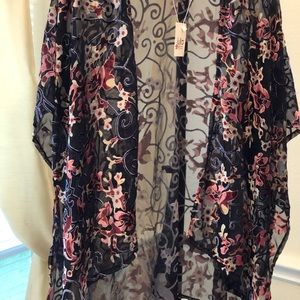 SHEER SCARF SHELL...